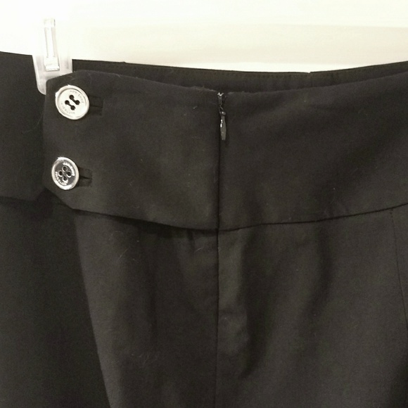 Black Pencil Skirt w/ Sailor buttons - Picture 3 of 5